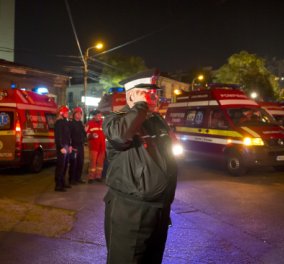 Tραγικός ο απολογισμός της πυρκαγιάς σε ντισκοτέκ στο Βουκουρέστι: 70 νεκροί & 200 τραυματίες