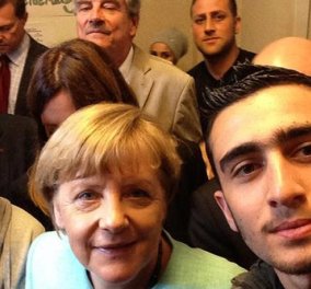 Απίθανο story: Σύρος πρόσφυγας έγινε... σταρ χάρη σε μια selfie με την Άνγκελα Μέρκελ
