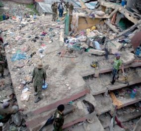 Δεκάδες εγκλωβισμένοι από κατάρρευση 6όροφου κτηρίου στο Ναϊρόμπι - Τουλάχιστον 7 νεκροί  (φωτό)