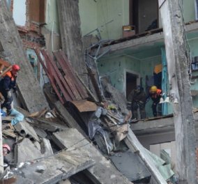 Βίντεο: Καρέ - καρέ η στιγμή της κατάρρευσης πενταόροφου κτηρίου στη Σιβηρία
