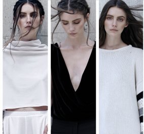 Made in Greece η Βιβιάννα MARAVEYA: Την αποθεώνει η Βρετανική Vogue - Τα black n' white σύνολα της must για τον Χειμώνα