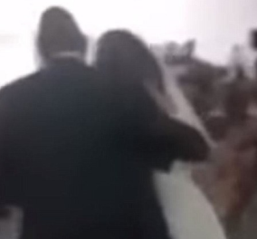 Βίντεο: Η ερωμένη κάνει ''ντου'' στον γάμο του... γυναικά γαμπρού με το νυφικό