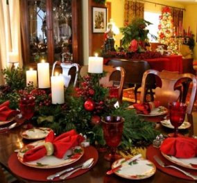 Χριστούγεννα 2016: 10 ιδέες για να στρώσετε το Χριστουγεννιάτικο τραπέζι ή το Πρωτοχρονιάτικο πάρτυ