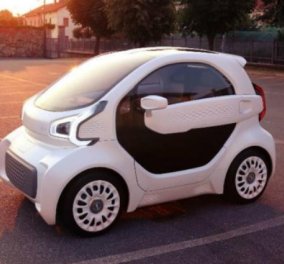 Το πρώτο εκτυπωμένο ηλεκτροκίνητο αυτοκίνητο είναι γεγονός- Πόσο θα κοστίζει & πότε θα αρχίσει να διατίθεται στην αγορά