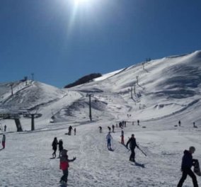Χιόνι, φύση & ανέμελες στιγμές στο χιονοδρομικό κέντρο Ανήλιου Μετσόβου – Απίθανο βίντεο