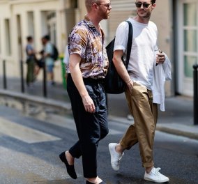 Ανδρική Μόδα: Tα καλύτερα Street Style look από την Εβδομάδα Μόδας στο Παρίσι (φωτό)