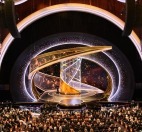 40.000 εκθαμβωτικούς καθαρούς κρυστάλλους Swarovski χρυσούς & ασημένιους είχε το σκηνικό των Oscars