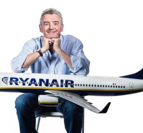 Ιδιοκτήτης Ryanair: Δεν θα πετάξουμε με άδειο το μεσαίο κάθισμα, δεν μας συμφέρει - Ηλίθια ιδέα