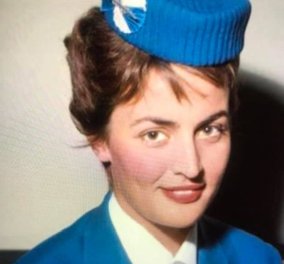 Κάτια Νικολοπούλου: Έφυγε από τη ζωή η αεροσυνοδός της Ολυμπιακής που το 1963 κέρδισε το πρώτο βραβείο στον διεθνή διαγωνισμό στολών - Η ξαδέρφη μου με το υπέροχο χαμόγελο