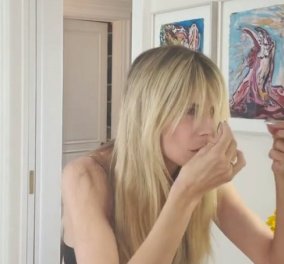 Η Heidi Klum κόβει τα μαλλιά της στην κάμερα: «Ο άντρας μου θέλει αφέλειες και θα πάρει αφέλειες!» (βίντεο)