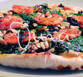 Ντίνα Νικολάου: Πίτσα με πέστο και γαρίδες  - ότι πιο απολαυστικό & μοναδικό έχετε δοκιμάσει 