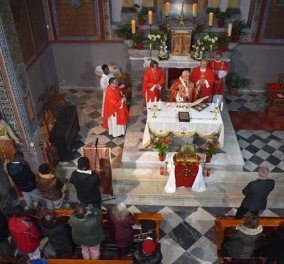 Του Αγίου Βαλεντίνου της Μυτιλήνης - η γιορτή της αγάπης στην καθολική εκκλησία της πόλης 