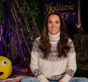 Η Kate Middleton διαβάζει παραμύθι & λέει καληνύχτα στα παιδιά, σε μια σπάνια τηλεοπτική εμφάνιση (φωτό & βίντεο)
