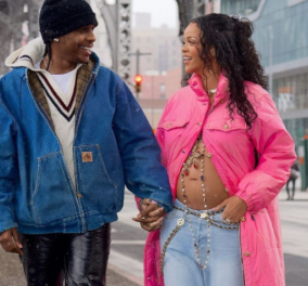 Έγκυος η Ριάνα στο πρώτο της παιδί με τον ASAP Rocky: Οι φωτογραφίες με τη φουσκωμένη κοιλίτσα (βίντεο)