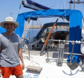 Η απίστευτη ιστορία ενός Κρητικού που ζει επί 6 χρόνια σε σκάφος και εξερευνεί τον κόσμο (φωτό & βίντεο)