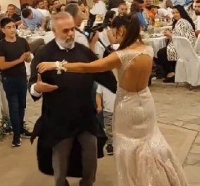 Viral ο παπάς από την Κρήτη: Χόρεψε σούστα με τη νύφη - «όταν ο πάτερ του χωριού είναι μερακλής!» (βίντεο) 