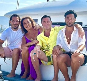 Διακοπές στην Τουρκία για τον Μάριο Φραγκούλη & τον Γιώργο Περρή - καλοκαιρινά χαμόγελα στο σκάφος φίλων τους (φωτό)