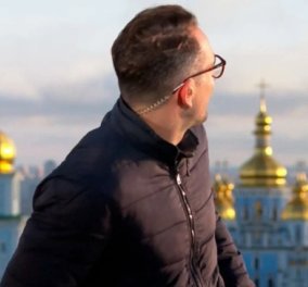 Κίεβο: Ζωντανή μετάδοση της στιγμής των εκρήξεων από κάμερα του BBC - Έντρομος ο δημοσιογράφος (βίντεο)