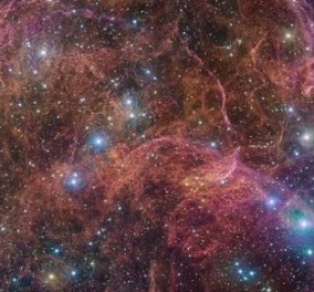 Εντυπωσιακή φωτογραφία - το θεματικό «φάντασμα» ενός γιγάντιου άστρου μετά από έκρηξη σουπερνόβα