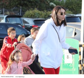 Η Ολυμπία Χοψονίδου βόλτα με τα παιδιά της - Το αθλητικό look της πολύτεκνης μαμάς (φωτό)