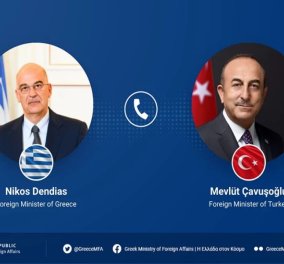 Τηλεφώνημα Τσαβούσογλου στον Δένδια: Ο Τούρκος ΥΠΕΞ εξέφρασε τα συλλυπητήρια του για την τραγωδία στα Τέμπη