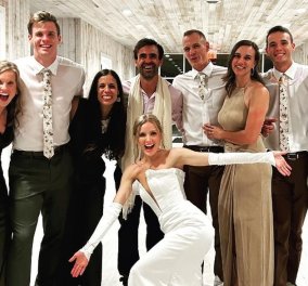 Ο απίθανος γάμος του παγκόσμιου πρωταθλητή Chris Nilsen με την όμορφη Breanna - Το λιτό σέξι νυφικό - Ποια Ελληνίδα ήταν καλεσμένη (φωτό - βίντεο)