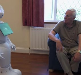 Ρομπότ για συντροφιά με ηλικιωμένους - Θυμώνει, γελάει, λέει ανέκδοτα - Αυξάνει την ωκυτοκίνη ορμόνη της ηρεμίας, της γαλήνης, της ευεξίας (βίντεο)