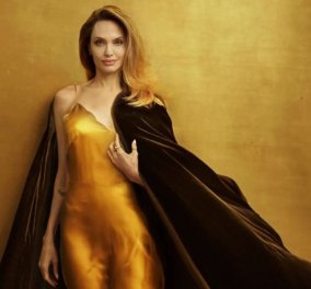 Οου μόλις είδαμε τη νέα σειρά με υπέροχα ρούχα & υπογραφή της Angelina Jolie - Αυτό το slip dress to die for! 