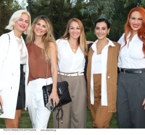 Σίσσυ Χρηστίδου, Ευγενία Σαμαρά, Άννα Πρέλεβιτς φόρεσαν λευκό πουκάμισο - Με τι το ταίριαξε η κάθε μια (φωτό)
