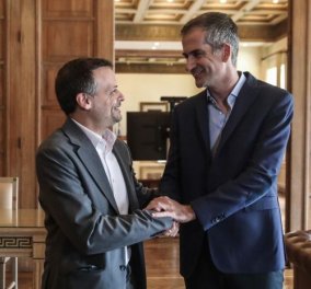 Συνάντηση Μπακογιάννη-Δούκα για την ομαλή μετάβαση του Δήμου Αθηναίων - Κουστουμαρισμένοι οι 2 άντρες συμφώνησαν για συνεργασία & νέες συναντήσεις 