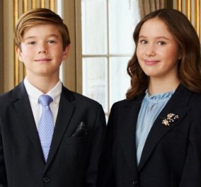 Τα πριγκιπόπουλα της Δανίας μεγάλωσαν! Ο πρίγκιπας Βίνσεντ & η πριγκίπισσα Ζοζεφίν έγιναν 13 χρονών - Δείτε το πορτρέτο τους