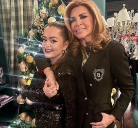 Μιμή Ντενίση: Αγκαλιά με την γλυκύτατη Μαριτίνα υποδέχτηκε το 2024 - Μαμά & κόρη με glamorous look (φωτό)