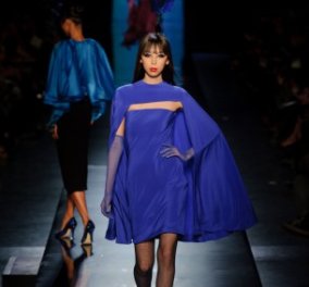 Τα νέα εξωφρενικά ρούχα του φιλέλληνα Jean Paul Gaultier και η εκκεντρική μούσα του Dita Von Tyssen - Θαυμάστε τους με τις πεταλούδες στο κεφάλι! (εικόνες) - Κυρίως Φωτογραφία - Gallery - Video