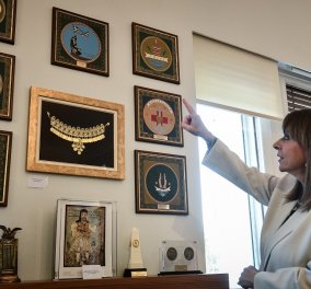 Ένα Μουσείο Δώρων μέσα στο Προεδρικό Μέγαρο: Το περιδέραιο του Σαουδάραβα πρίγκιπα, ο πίνακας της νεαρής Ουκρανής - Δείτε φωτό με τα εκθέματα