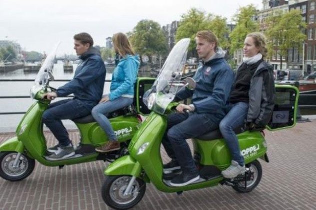 Άμστερνταμ το πρωτοπόρο! Ταξι-scooter γρήγορα και οικολογικά! - Κυρίως Φωτογραφία - Gallery - Video