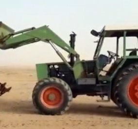 Βίντεο: κούνια σε μπουλντόζα στην έρημο έχετε δει; Ε, αυτοί εδώ οι τύπο θα μας τρελάνουν!
