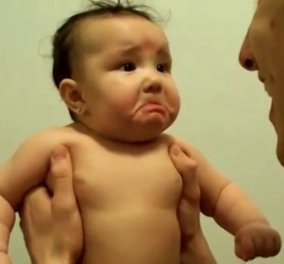 Μωράκι κλαίει με το ''κακό'' γέλιο του μπαμπά του - Δείτε το ξεκαρδιστικό βίντεο με τις 55.000.000 προβολές! - Κυρίως Φωτογραφία - Gallery - Video