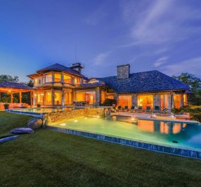 Πώς είναι να ζεις σε ένα σπίτι $49 εκατ. στα Hamptons με 12.000 τ.μ, 7 τζάκια, 6 υπνοδωμάτια, σινεμά & πισίνες! 