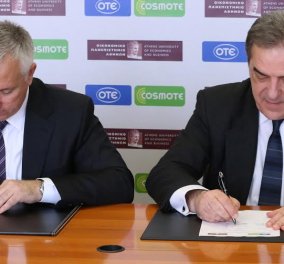Νέα συνεργασία μεταξύ ΟΤΕ-Cosmote και Οικονομικού Πανεπιστημίου Αθηνών! - Κυρίως Φωτογραφία - Gallery - Video