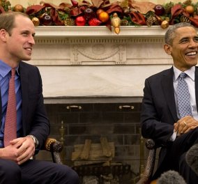 Ε, υπάρχει και ο πρίγκιπας Γουίλιαμ: Συνάντηση με τον Ομπάμα, γλυκύτατος με τη γυναίκα του, ζεστός & ανθρώπινος (φωτό & βίντεο)
