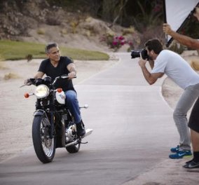 Μηχανόβιος & ακαταμάχητος ο  George Clooney - Γόης πάρα πoτέ σε φωτογράφιση ρολογιών  - Κυρίως Φωτογραφία - Gallery - Video
