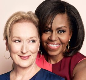 Top Women η Μισέλ Ομπάμα & η Μέριλ Στριπ: Κοινή συνέντευξη για την οικογένεια, την καριέρα, τα διλήμματα  - Κυρίως Φωτογραφία - Gallery - Video