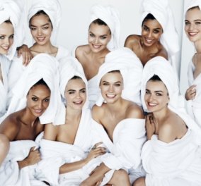 Γυμνοί με μία πετσέτα -  Έτσι φωτογραφίζει ο Μario Testino: Kate Upton, Anna Wintour, Ronaldo & Selena Gomez