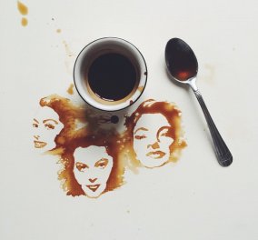 Giulia Bernardelli: H 27χρονη Ιταλίδα που μετατρέπει τον χυμένο καφέ σε πραγματικά έργα τέχνης 