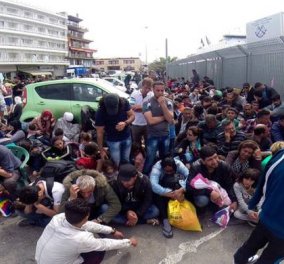 Βίντεο από τη Μυτιλήνη: Συμπλέκονται & μαχαιρώνονται μεταξύ τους οι μετανάστες - Κυρίως Φωτογραφία - Gallery - Video
