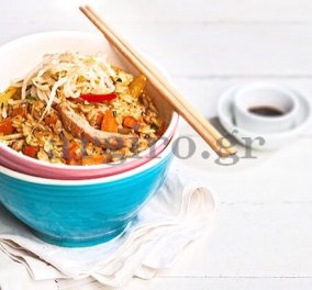 Η Αργυρώ δημιουργεί: Εκπληκτικό  κινέζικο τηγανιτό ρύζι στο γουόκ 