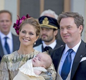 Βασιλικά βαφτίσια: Ο "κοιμησμένος" Πρίγκιπας Νικόλαος της Σουηδίας με νονό τον ωραίο θείο του