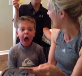 Βίντεο: Η πιο χαριτωμένη και εκκωφαντική αντίδραση παιδιού σε τρομακτική ιστορία – Θα πεθάνετε στο γέλιο - Κυρίως Φωτογραφία - Gallery - Video