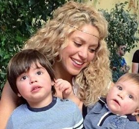 H Shakira αγκαλιά με τους «γκουρού» της ζωής της - Toν 2χρονο Milan & τον 10 μηνών Sasha