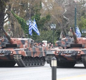 Ολοκληρώθηκε η μεγάλη στρατιωτική παρέλαση στη Θεσσαλονίκη: Μηχανοκίνητα τμήματα & εναέριοι ελιγμοί στο επίκεντρο των εορτασμών - Κυρίως Φωτογραφία - Gallery - Video